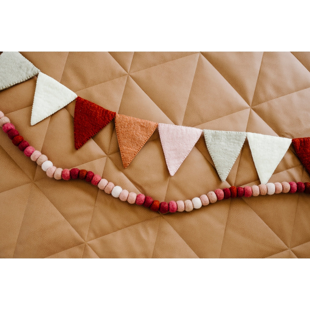 Felt Flags Garland - Spice