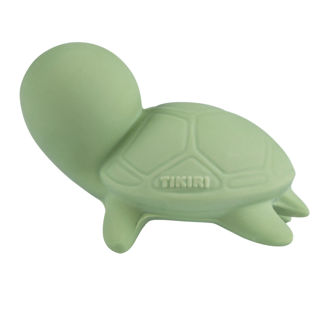 Turtle — Natural Rubber Teether, Rattle & Bath Toy