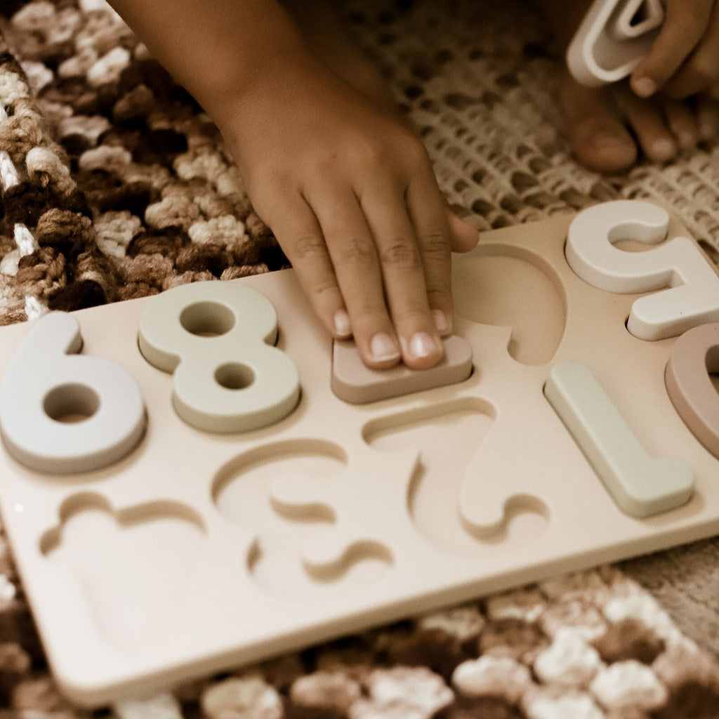Large Soft Silicone Number Puzzle
