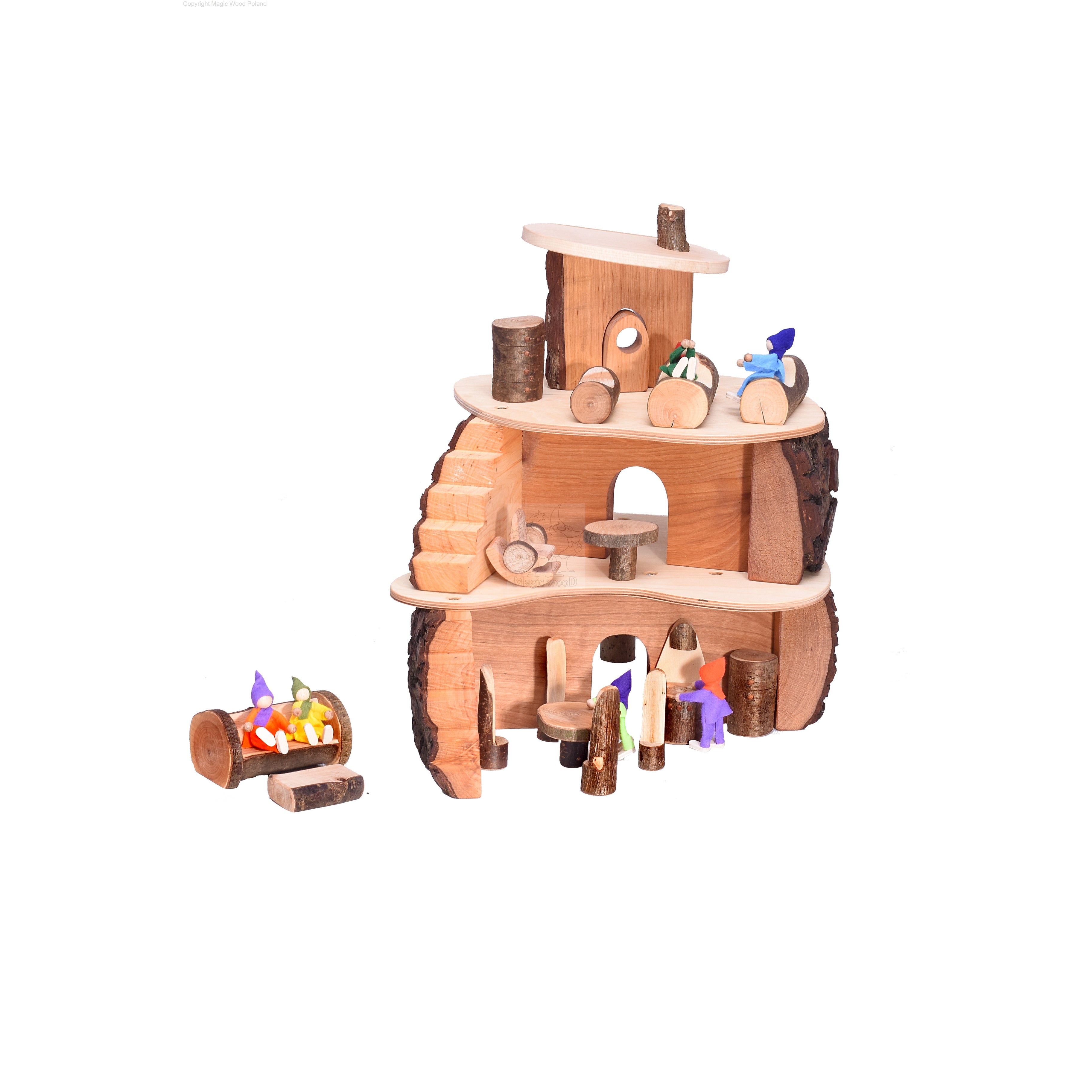 Magic Wood Small Tree House – Mini Mint