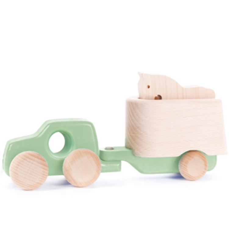 Bajo Wooden Car with Horse