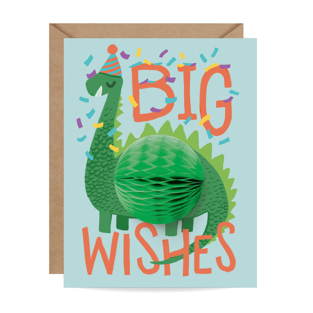 Dinosaur Birthday Pop Up Card