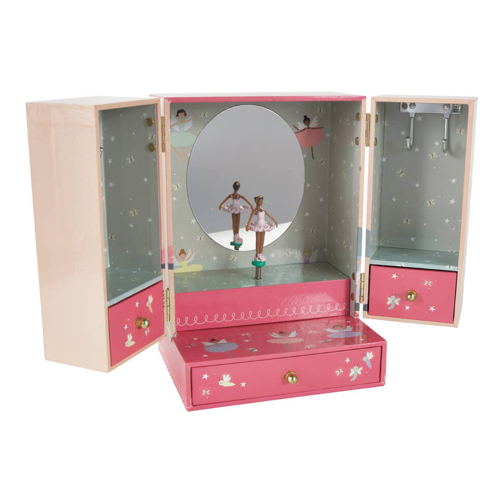 Musical Jewelry Box Wardrobe with Drawer - Enchanted