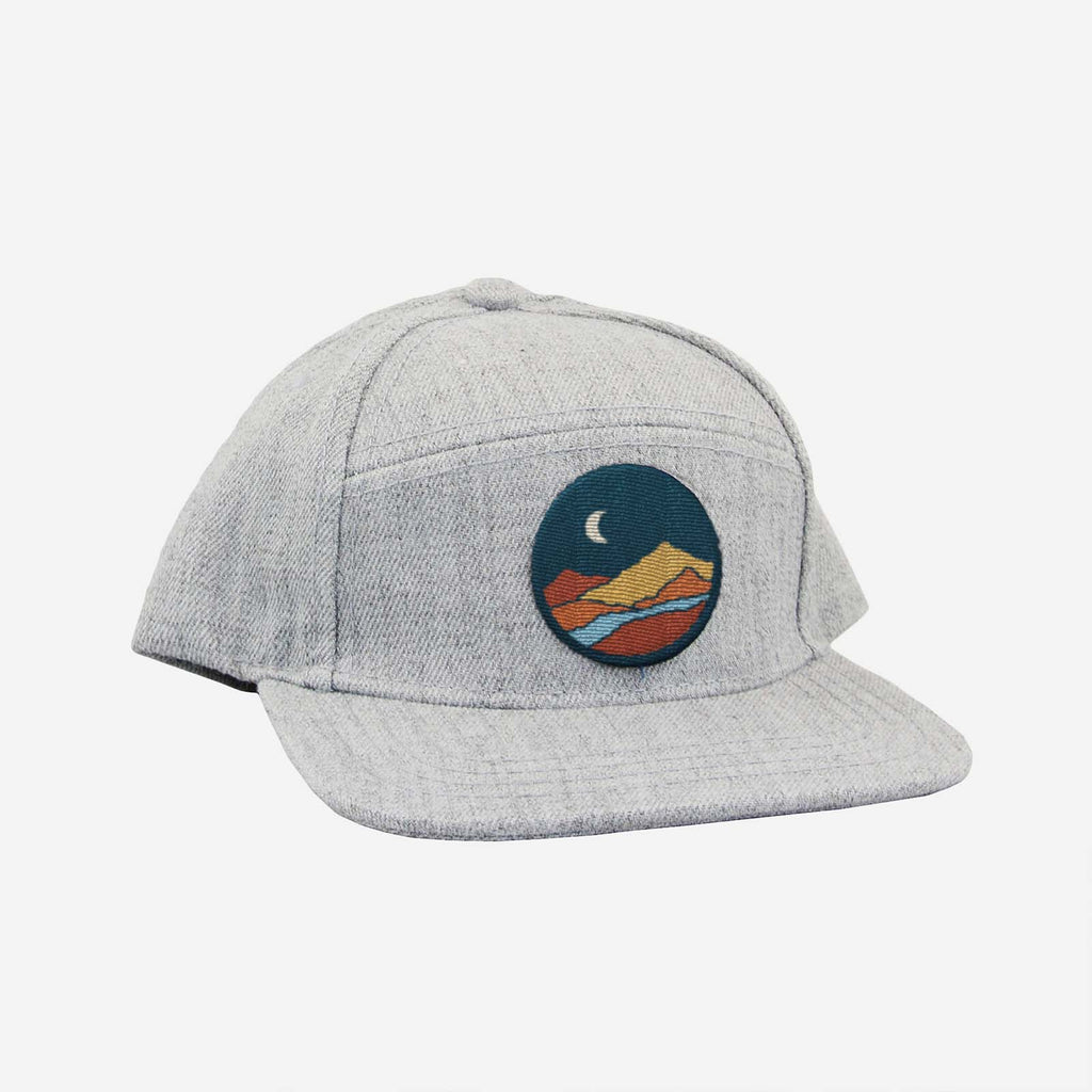 The Blueberry Hill - Snapback Embroidered Hat -  Night Mountain