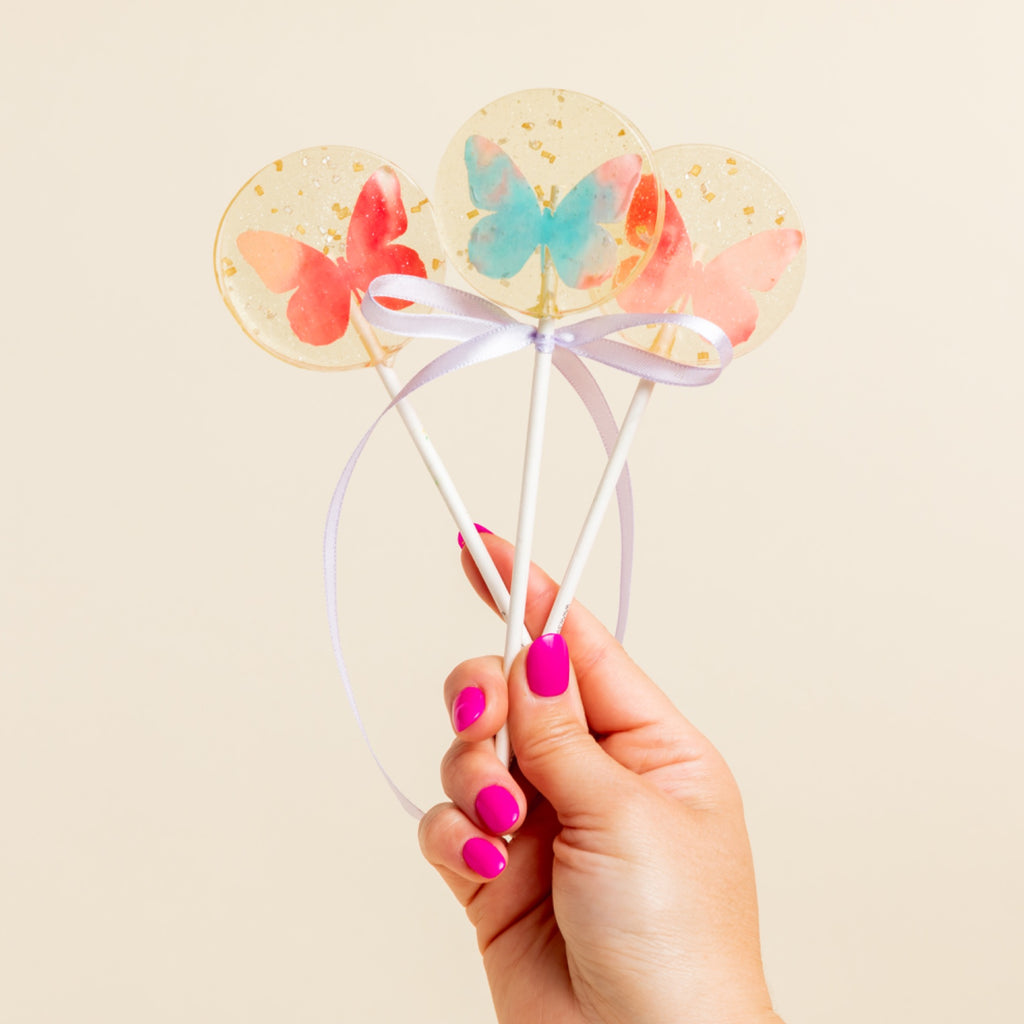 Butterfly Spring Lollipop - Guava