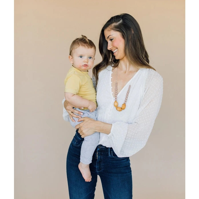 The Austin - Desert Taupe Teething Necklace