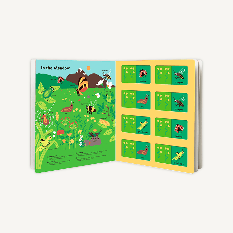 Matching Game Book: Bugs and Other Little Critters