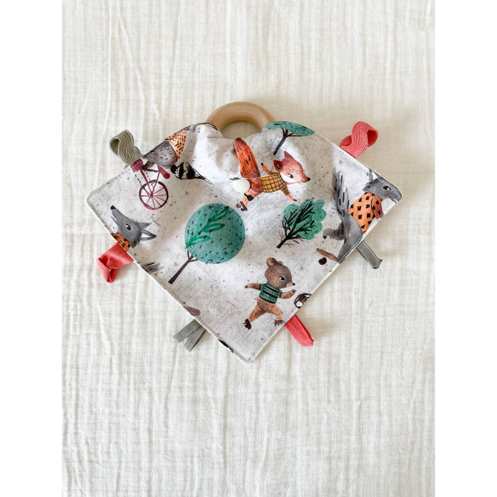 Organic Woodland Sports Crinkle Baby Lovey