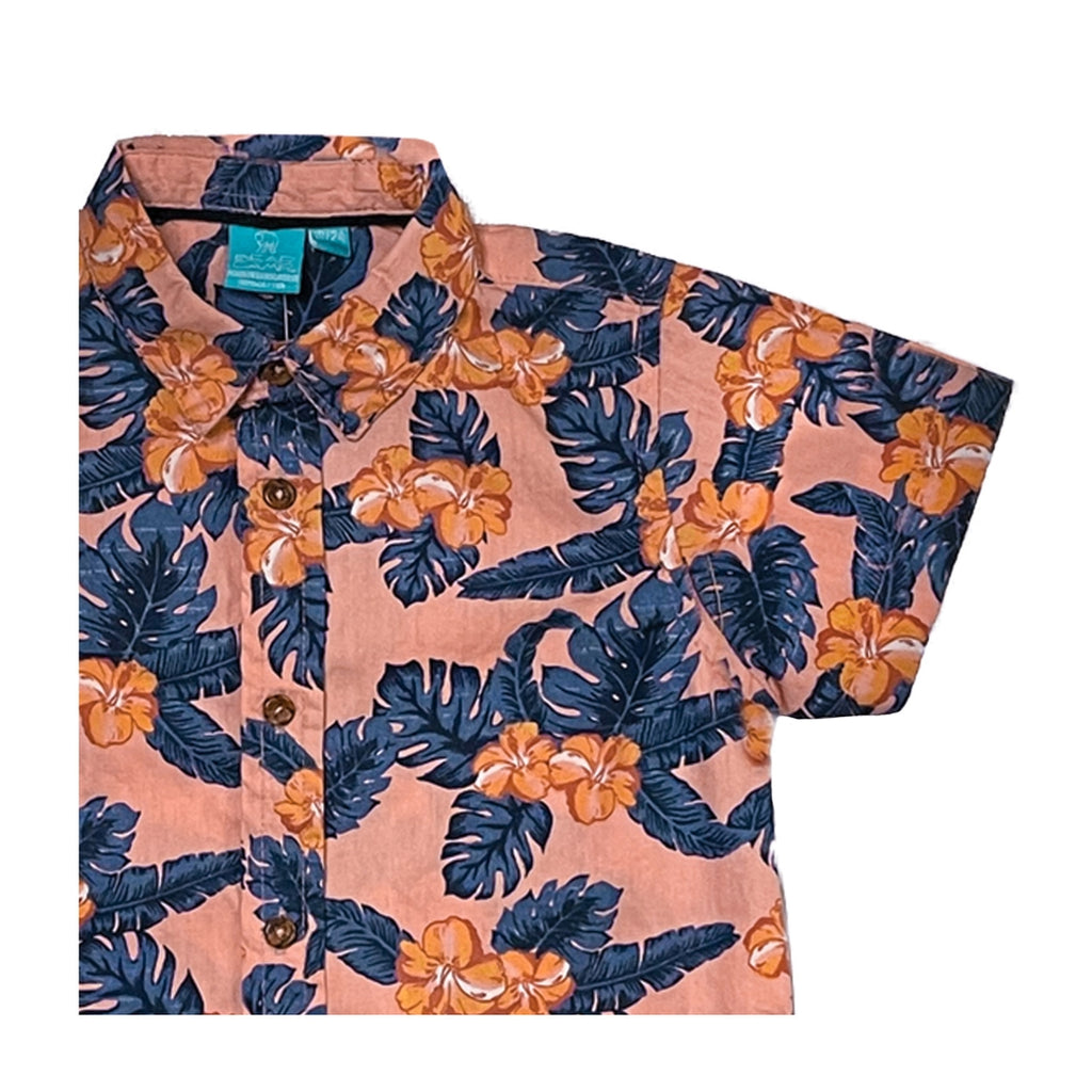 Floral Woven Short Sleeve