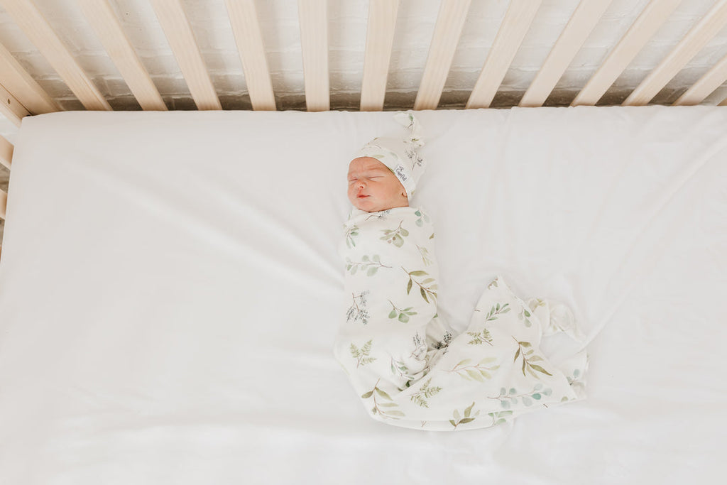 Copper Pearl Knit Swaddle Blanket - Haven