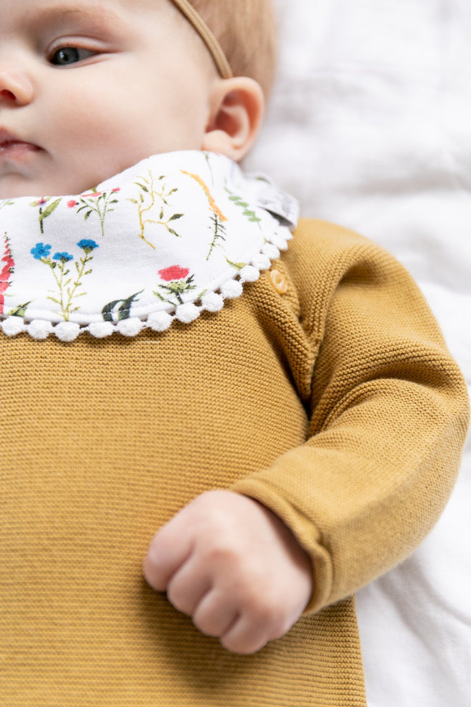 Copper Pearl Fashion Bib Set - Scarlett