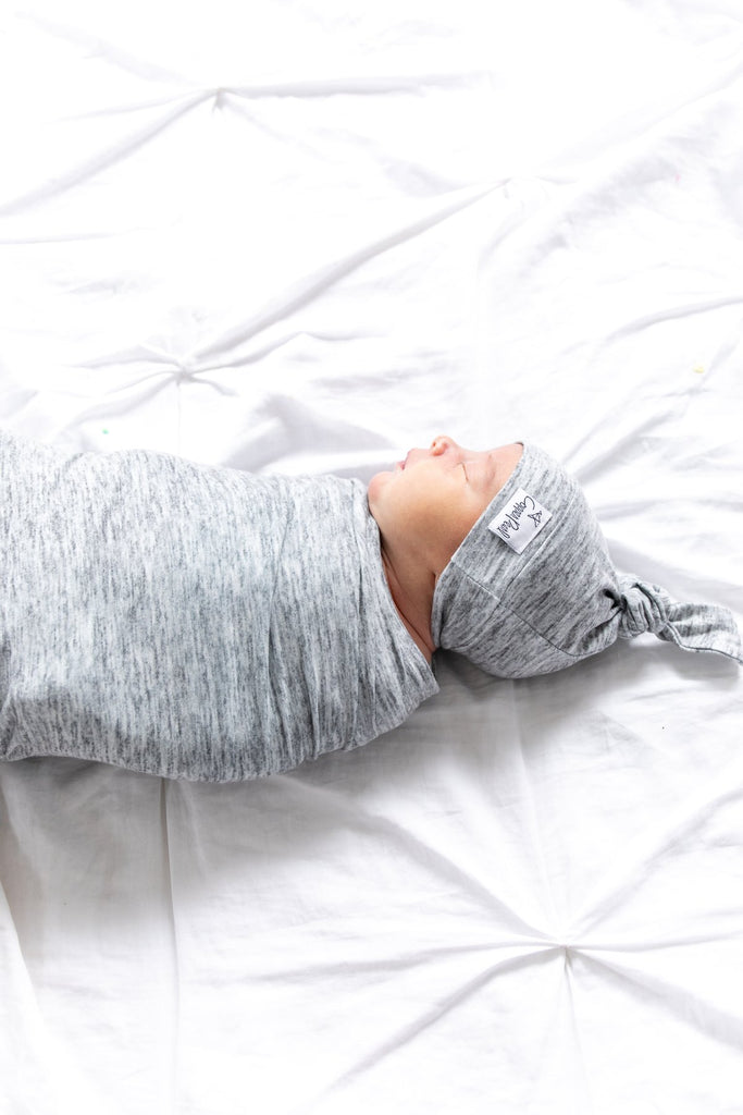 Copper Pearl Knit Swaddle Blanket - Asher