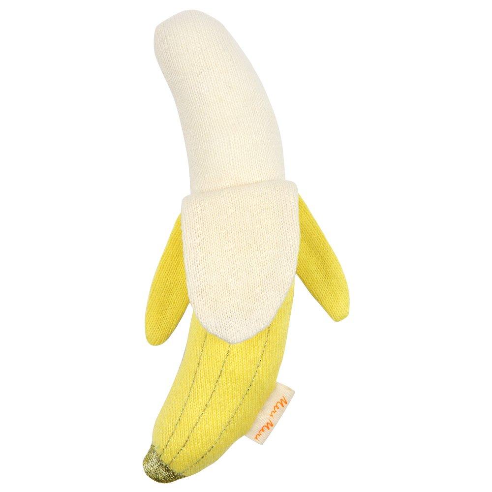 Banana Knit Rattle