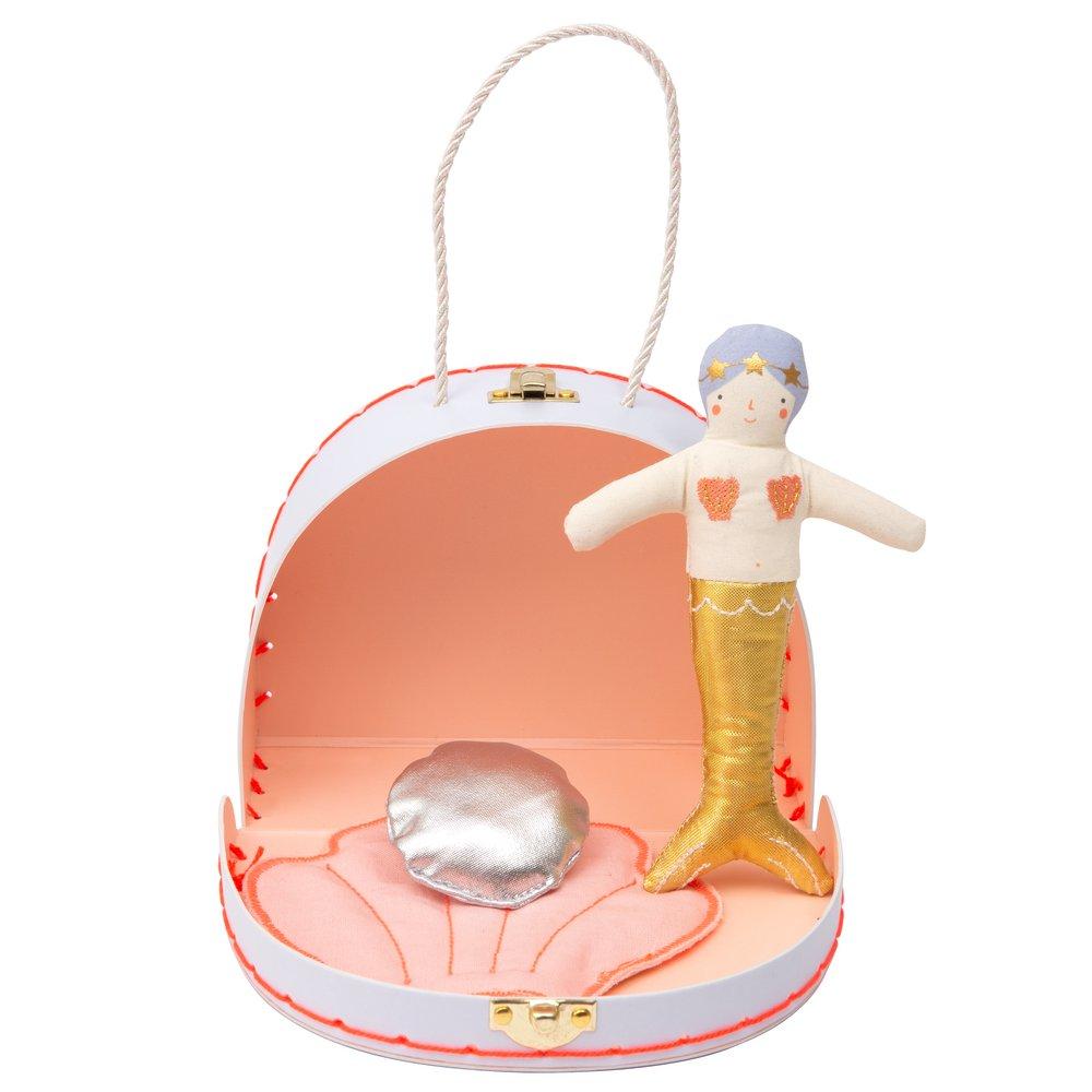 Mermaid Mini Suitcase Doll