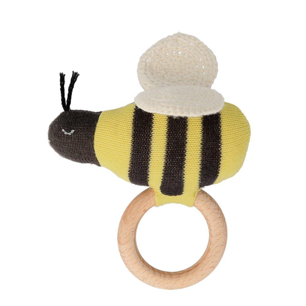 Bumblebee Knit Rattle