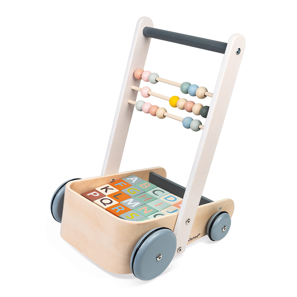Cart with ABC Blocks - Sweet Cocoon