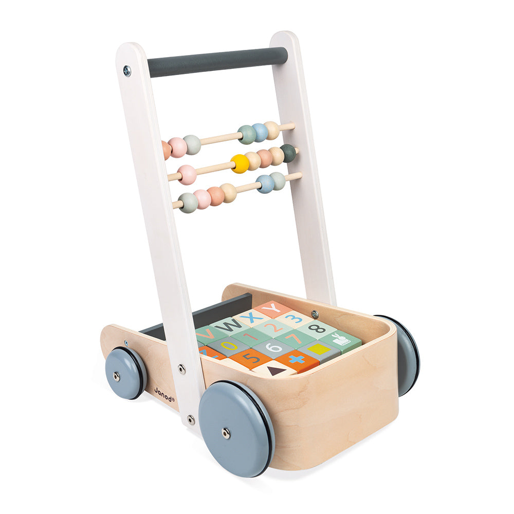Cart with ABC Blocks - Sweet Cocoon