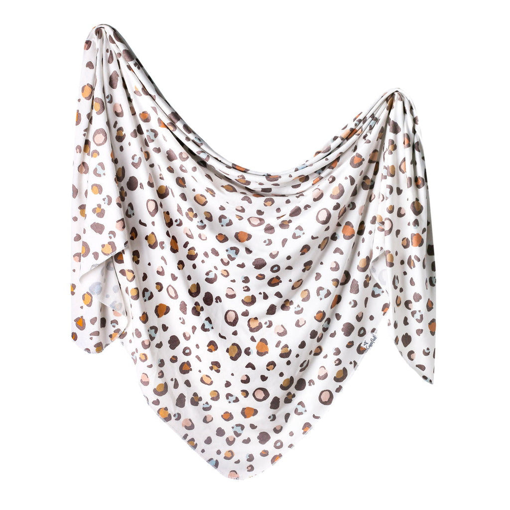 Copper Pearl Knit Swaddle Blanket - Millie