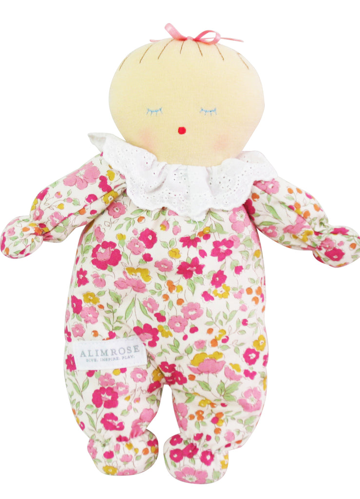 Alimrose Asleep Awake Baby Doll - Rose Garden