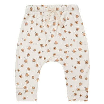 Quincy Mae Drawstring Pant - Daisy Confetti