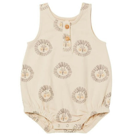 Quincy Mae Sleeveless Bubble Romper - Lions