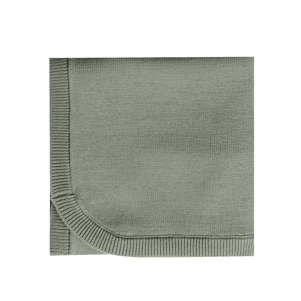 Quincy Mae Knit Baby Blanket - Basil