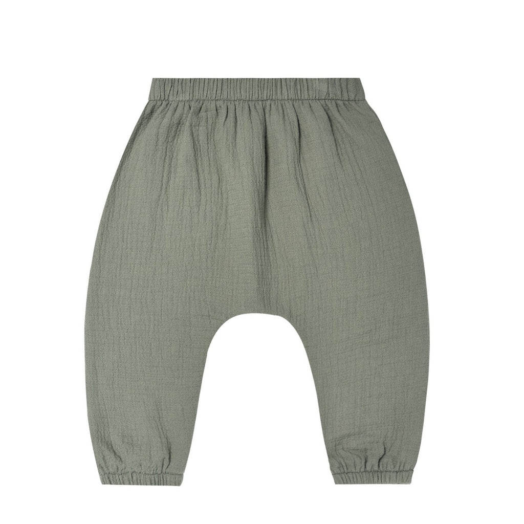 Quincy Mae Woven Pant - Basil