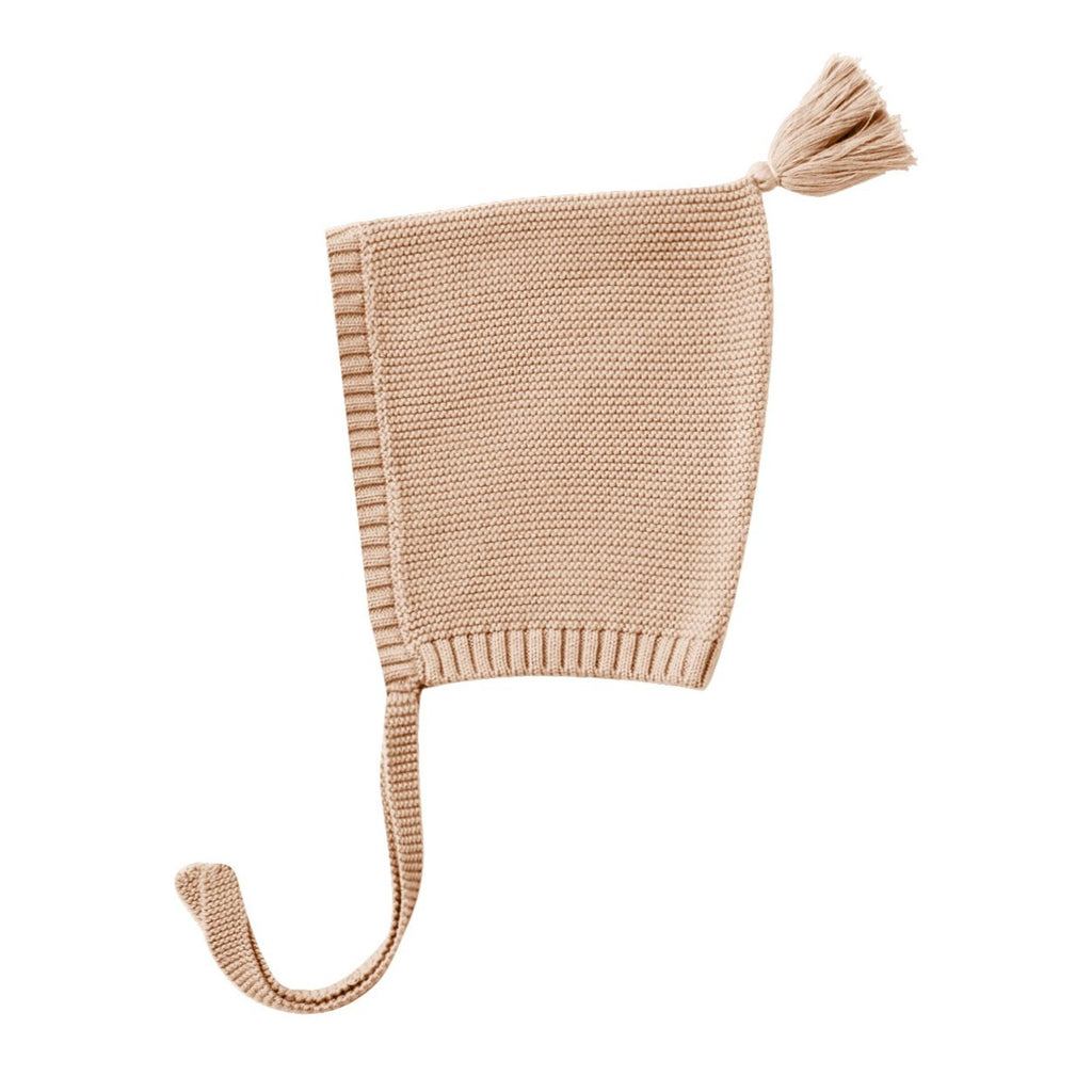 Quincy Mae Knit Pixie Bonnet - Petal