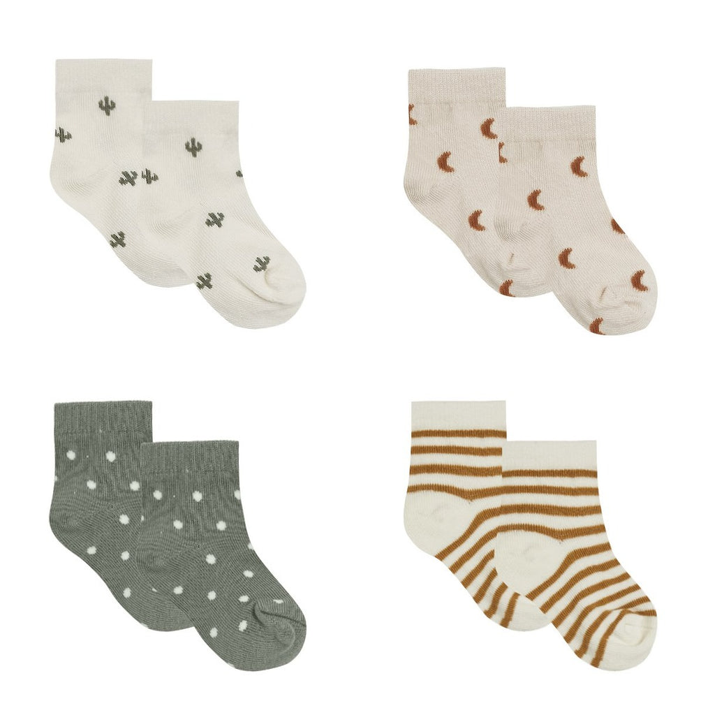 Quincy Mae Printed Sock Set