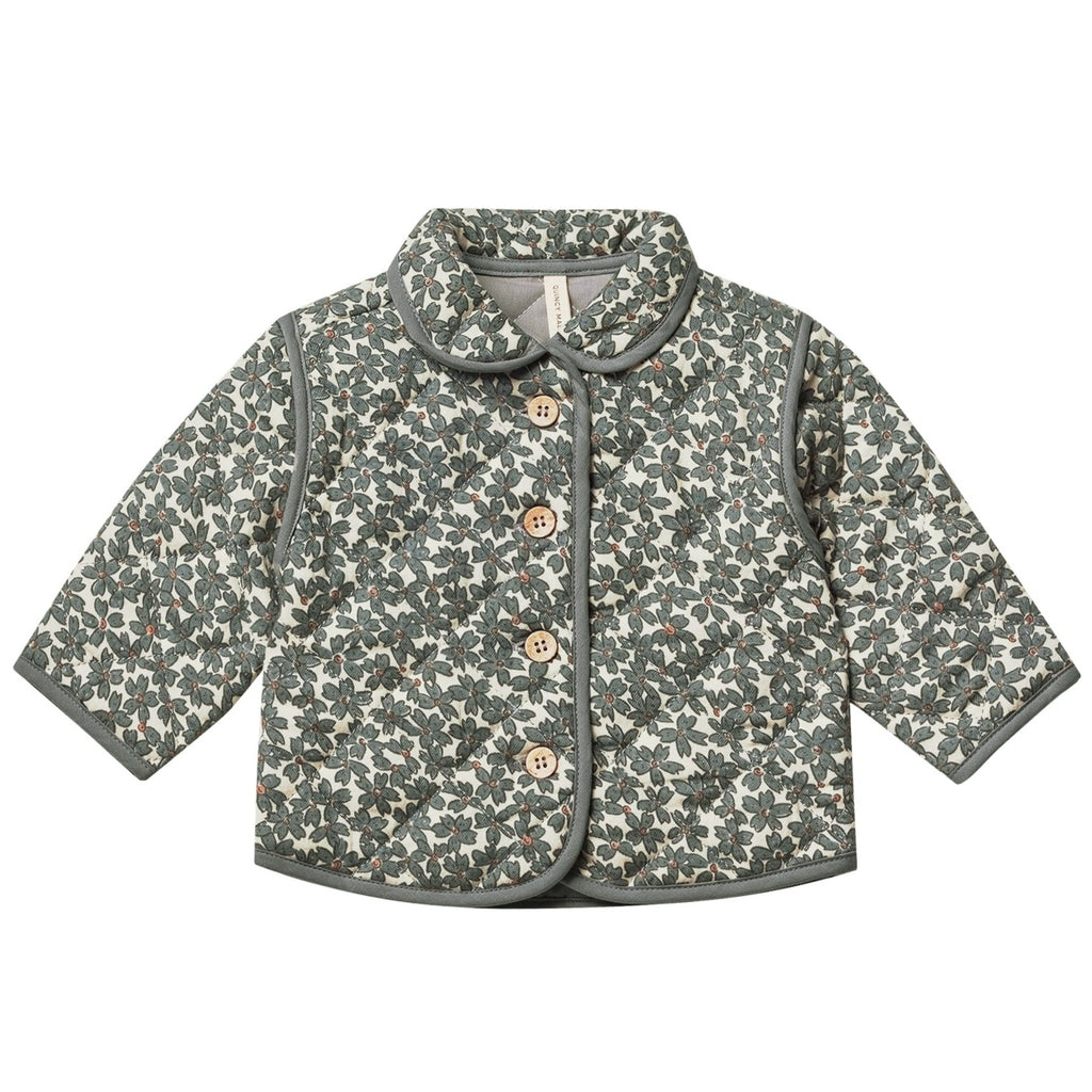 Quincy Mae Quilted Jacket - Dusk Floral