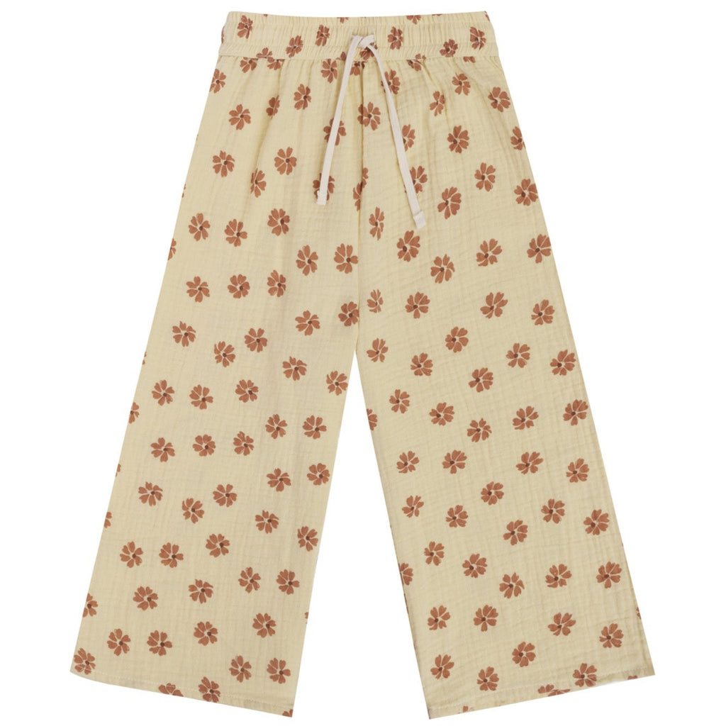 Rylee + Cru Wide Leg Pant - Lemon Daisies