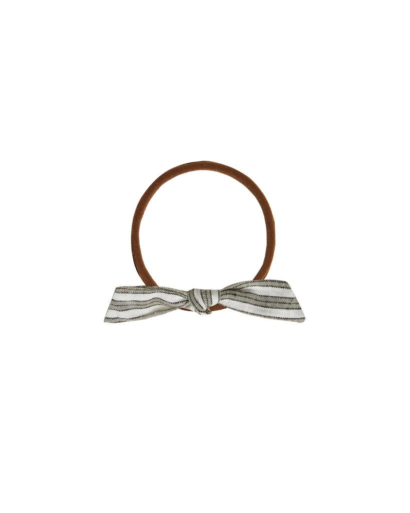 Rylee + Cru Little Knot Headband - Railroad Stripe