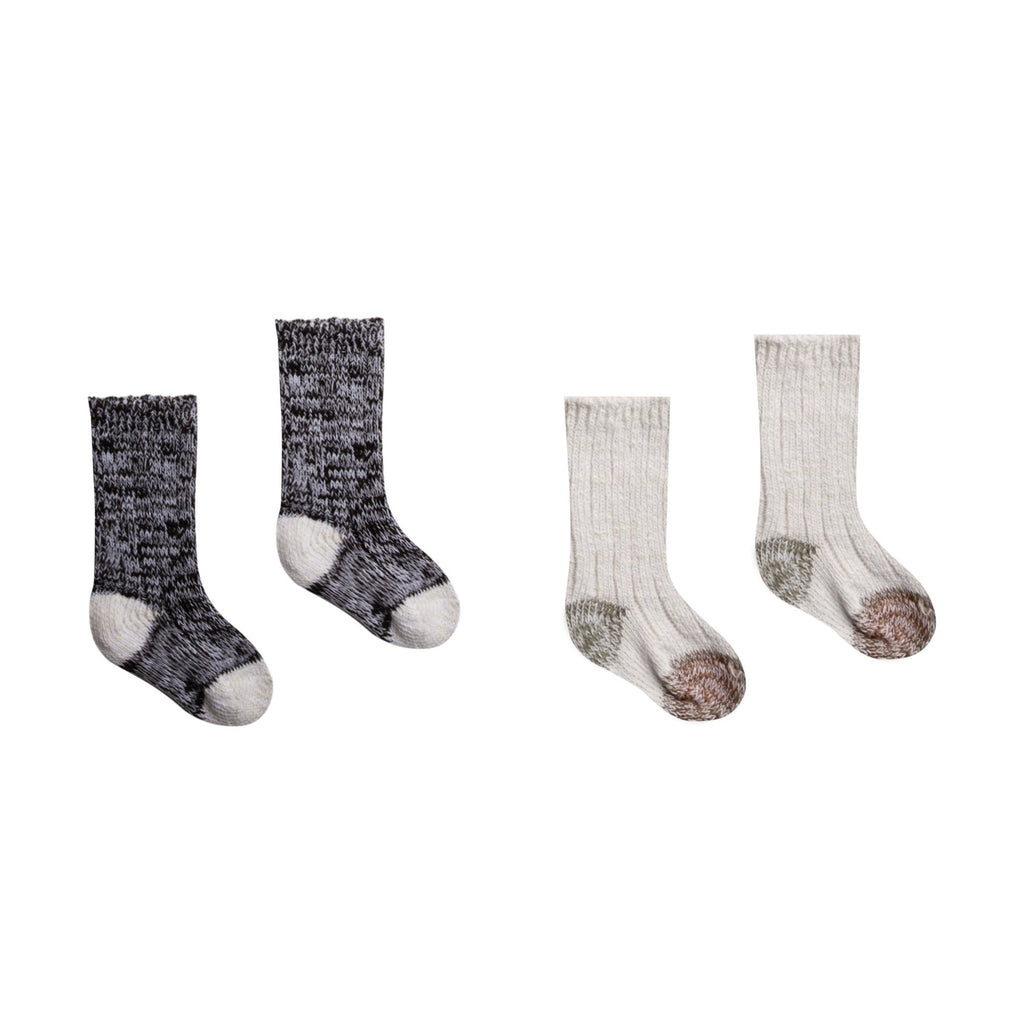 Rylee + Cru Chunky Knit Sock Set - Color Block