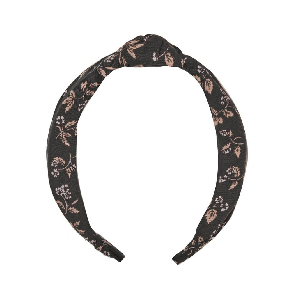 Rylee + Cru Knotted Headband - Dark Floral
