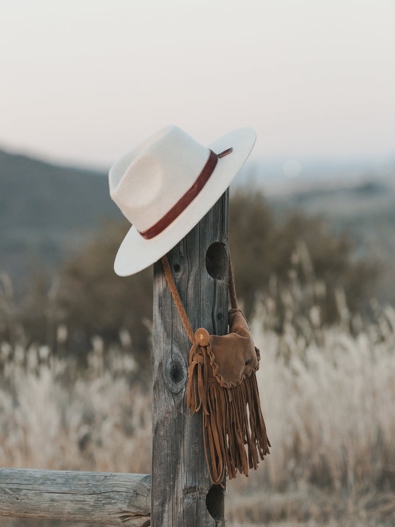 Rylee + Cru Women's Rancher Hat - Ivory
