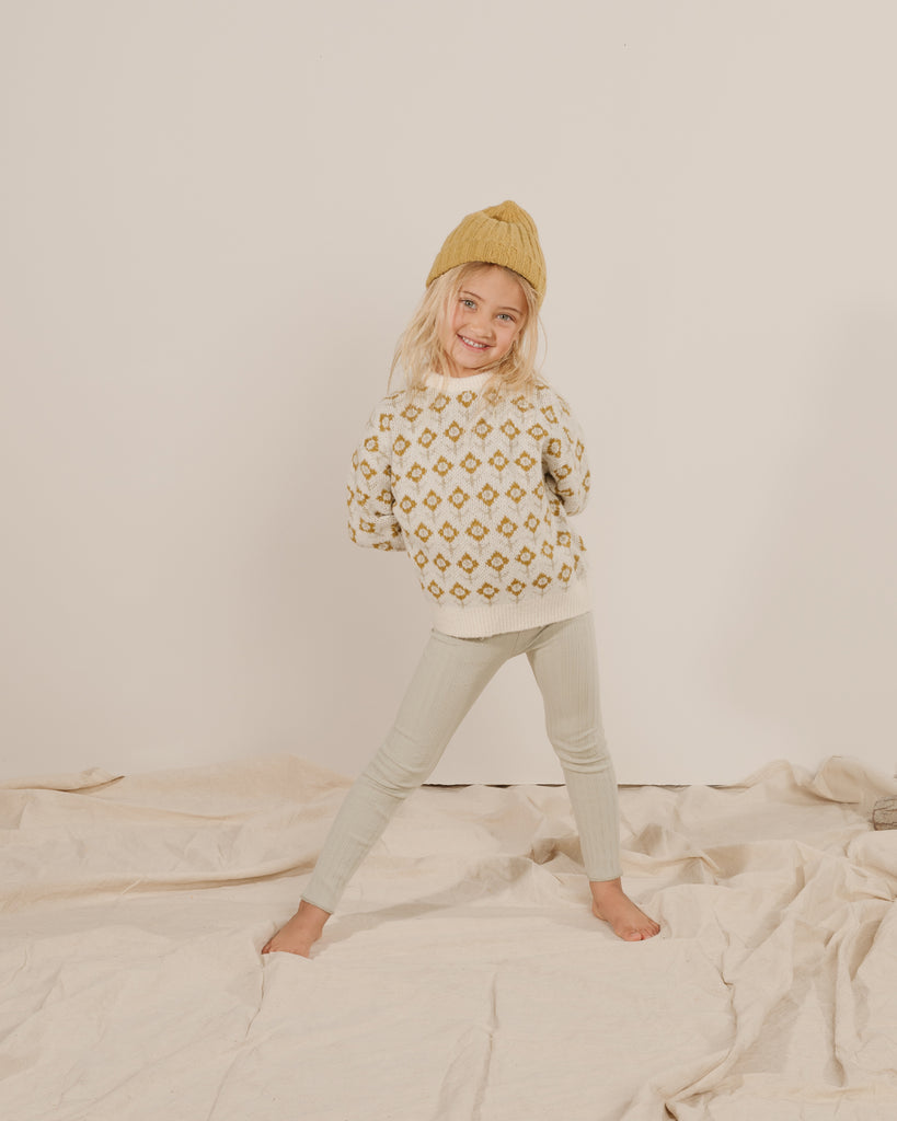 Rylee + Cru Ribbed Leggings - Agave