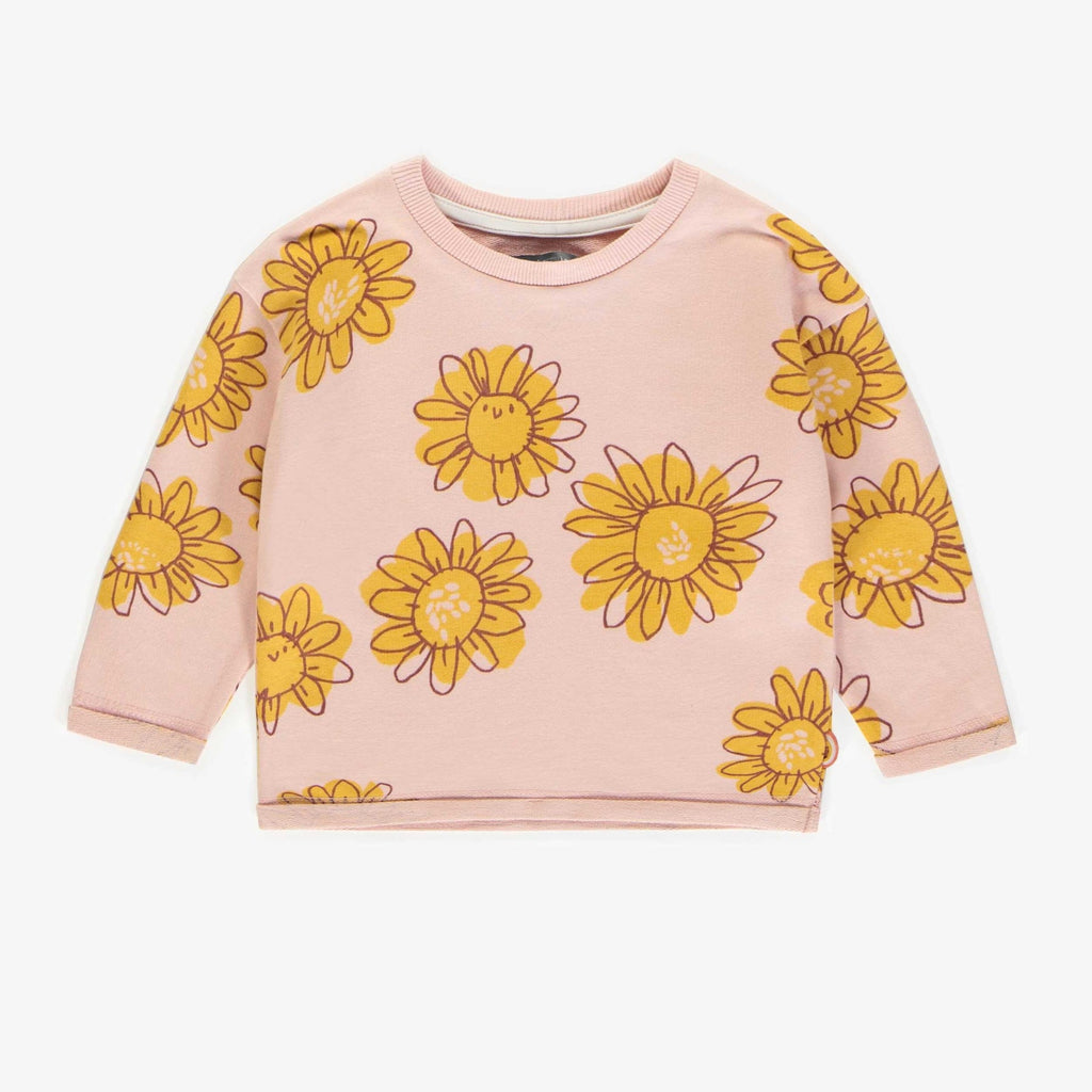 Souris Mini Pink Flowery Sweatshirt