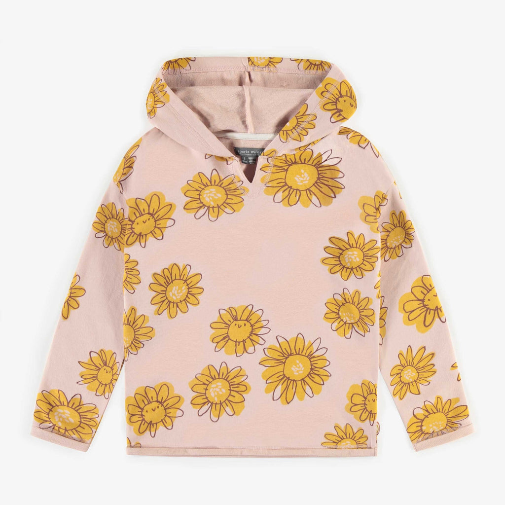 Souris Mini Pink Flowery Sweatshirt