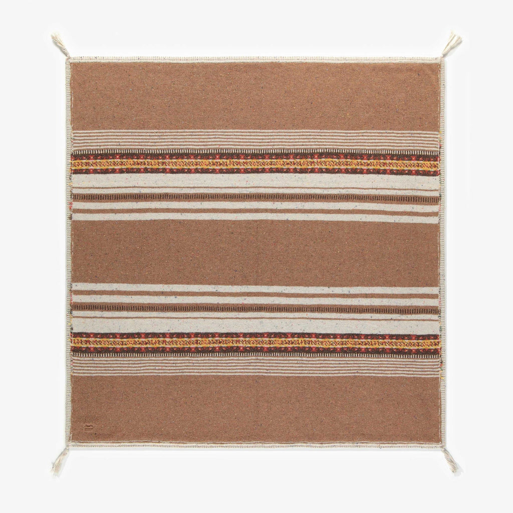 Souris Mini Knitted Brown Blanket