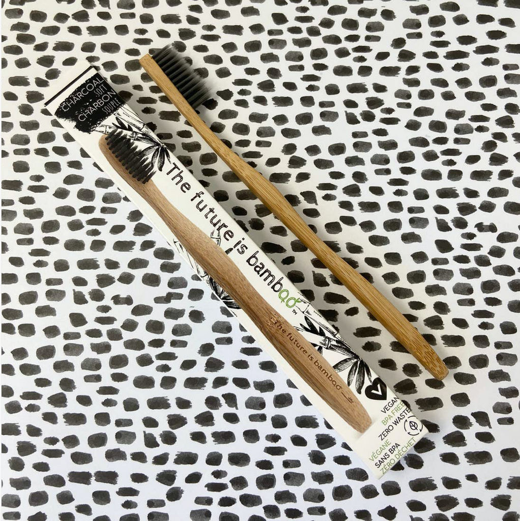 The future is bamboo - Charcoal Toothbrush