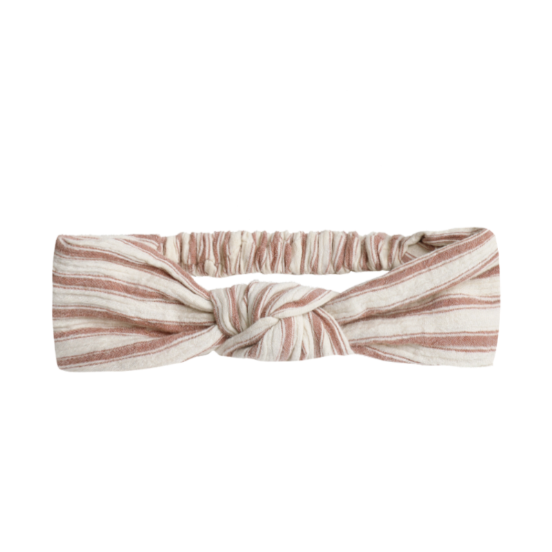 Rylee + Cru Knotted Headband - Amber Stripe