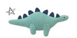 EFL Kids - Albetta - Crochet Dino Rattle Doll