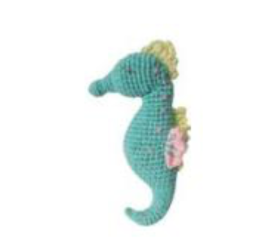 EFL Kids - Albetta - Crochet Seahorse Rattle Doll