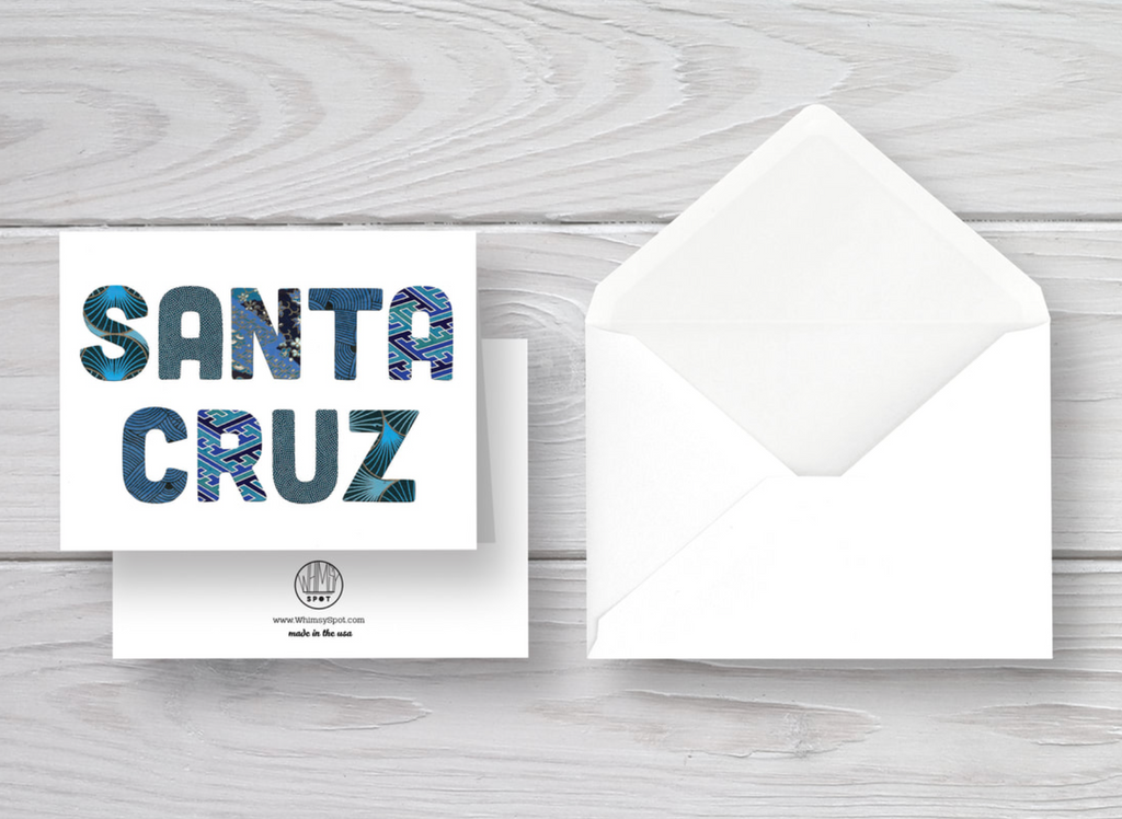 Whimsy Spot -Santa Cruz - Blank Card Set of 8