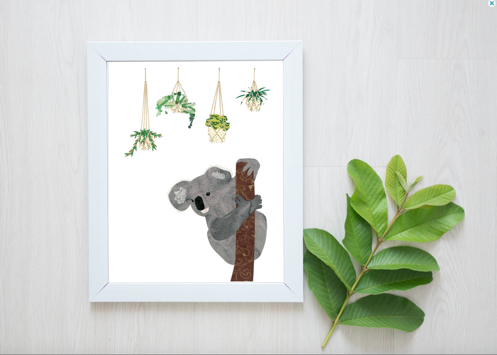 Whimsy Spot Art Print - Koala