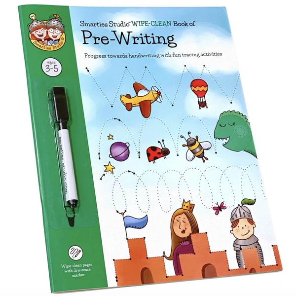 Smarties Studio - Wipe Clean Book of Pre-Writing – Mini Mint