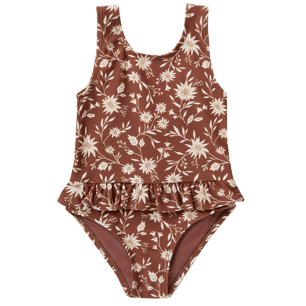 Rylee + Cru Skirted Onepiece Swimsuit - Wild Floral