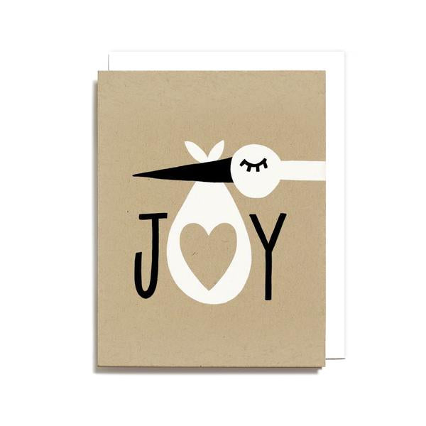 Worthwhile Paper Screen Printed Folding Card - Bundle of Joy