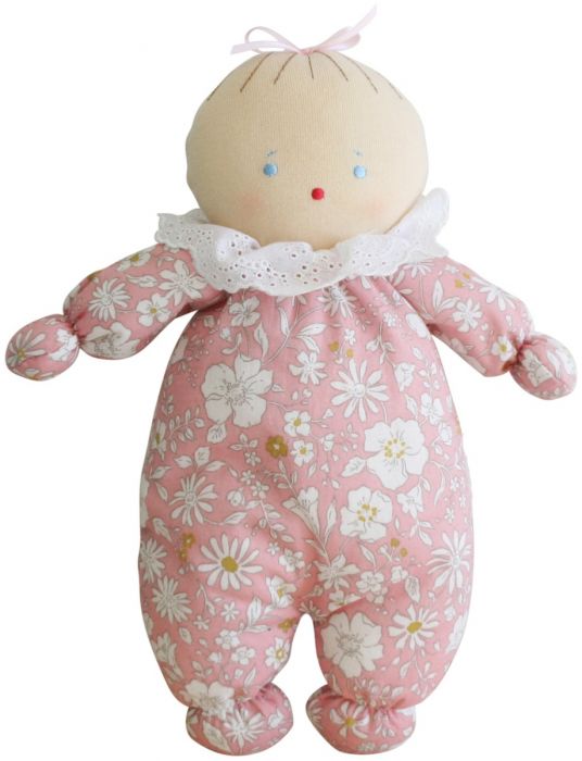 Alimrose Asleep Awake Baby Doll - Pale Pink