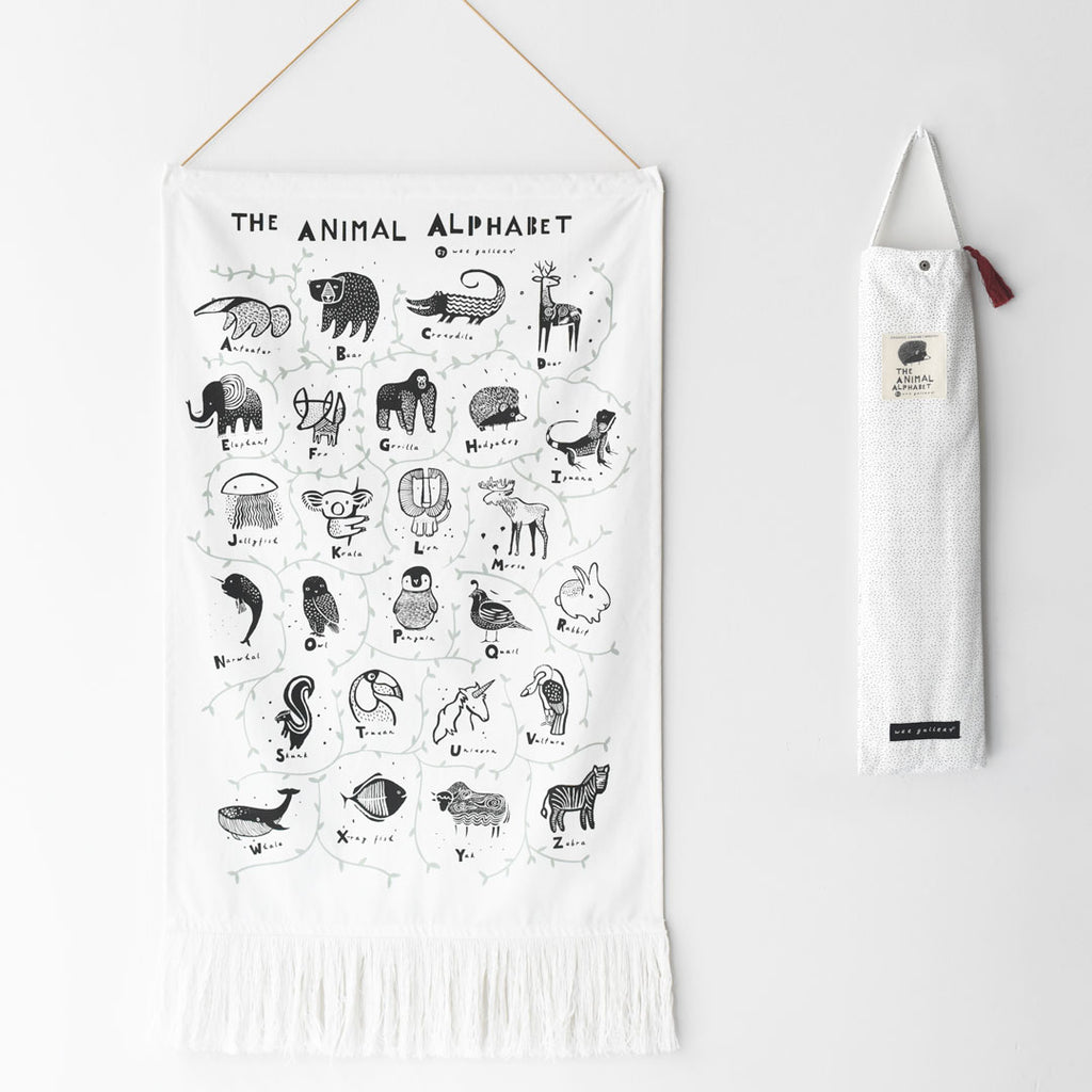 Wee Gallery - Animal Alphabet Wall Hanging